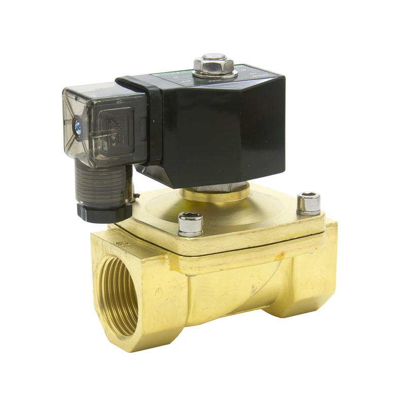 2/2-Way Normally Closed SS Brass Solenoid Valve