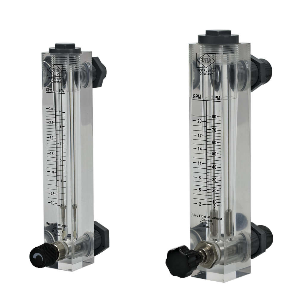 LZM-JT Series Gas Valved Flow Meter for Panel Mount