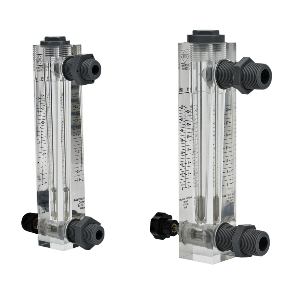 LZM-JT Series Gas Valved Flow Meter for Panel Mount