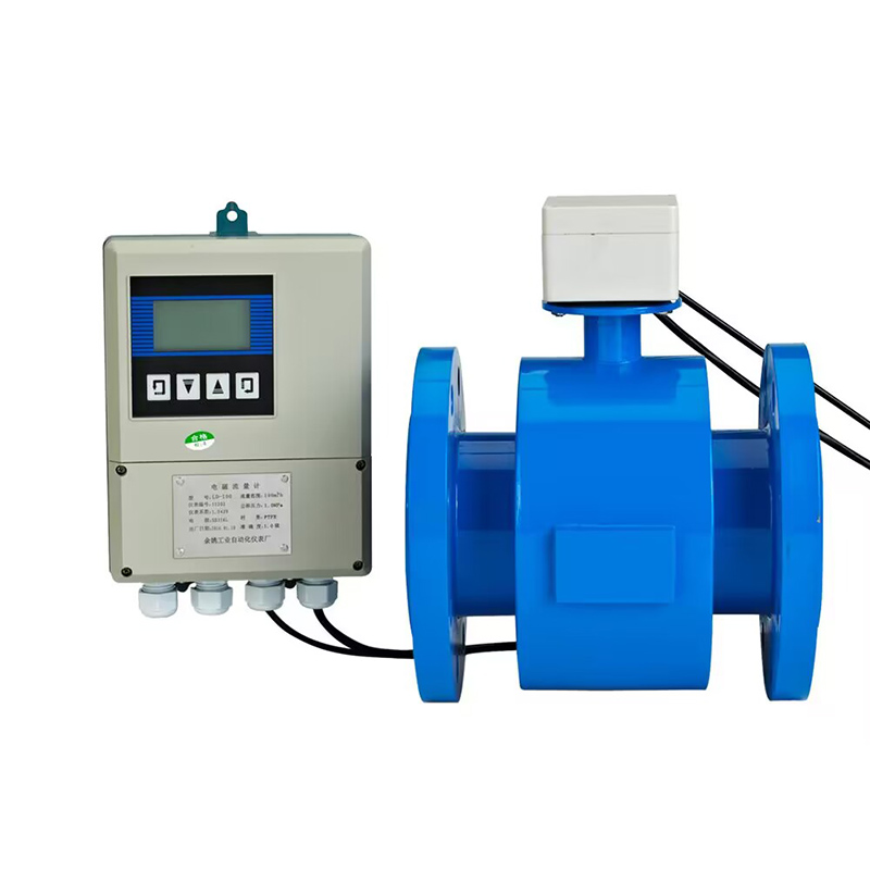 Split  Electronic Digital Magnetic Flow Meters for Water 