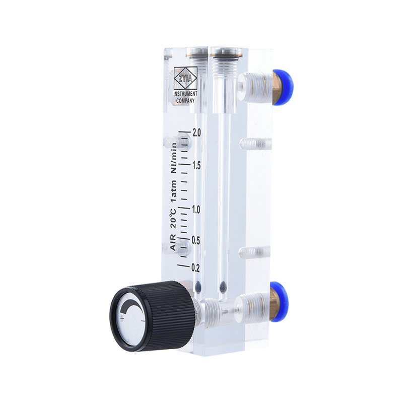 LZM-4T、6T、8T Acrylic with Control Valve Gas Panel Type Flow Meter