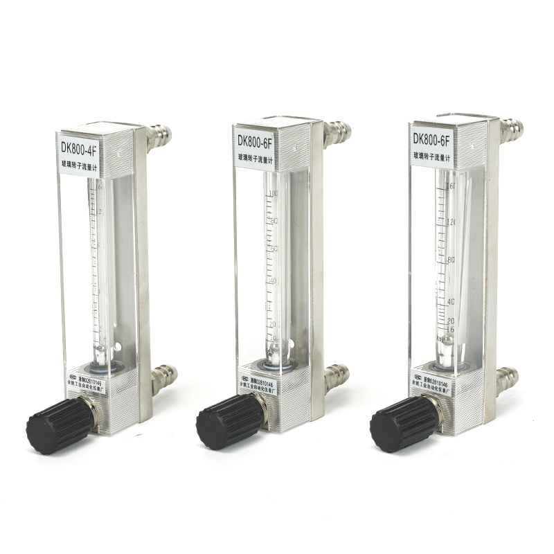 LZB- DK800 Mini Gas Stainless Steel Glass Tube Float Flow Meter 